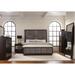 Andrew Home Studio Kalil Panel Bed Wood and /Upholstered/Polyester in Brown | 80 H x 81 W x 86 D in | Wayfair GFC223PB261KE-STF