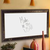 Rayne Mirrors Roman Copper Wall Mounted Dry Erase Board Wood in Brown/White | 30 H x 18 W x 0.5 D in | Wayfair W41/12.5-24.5