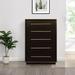 Everly Quinn 5 Drawer Rectangular Accent Chest Wood in Brown | 54.5 H x 38 W x 20 D in | Wayfair A8E2B9A94BE64A54923C9930D7A4D9E0