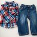 Levi's Matching Sets | Baby Boys Fall Outfit | Color: Blue/Red | Size: 12mb
