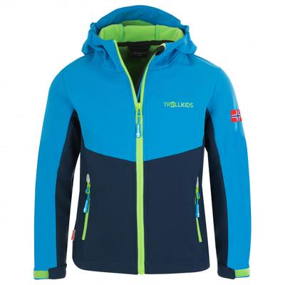 Trollkids - Kid's Kristiansand Jacket - Softshelljacke Gr 140 blau