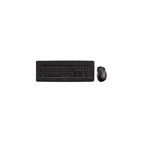 CHERRY DW 5100 Tastatur mit Maus Set DE ergonomisch kabellos schwarz