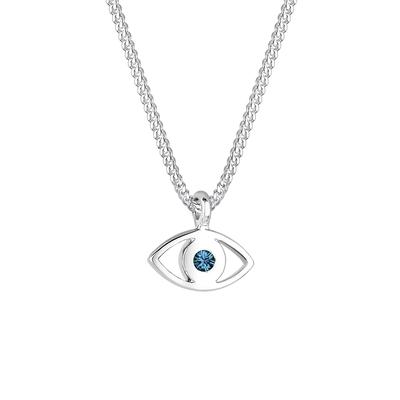 Elli - Evil Eye Kristalle 925 Sterling Silber Ketten 1 ct Damen