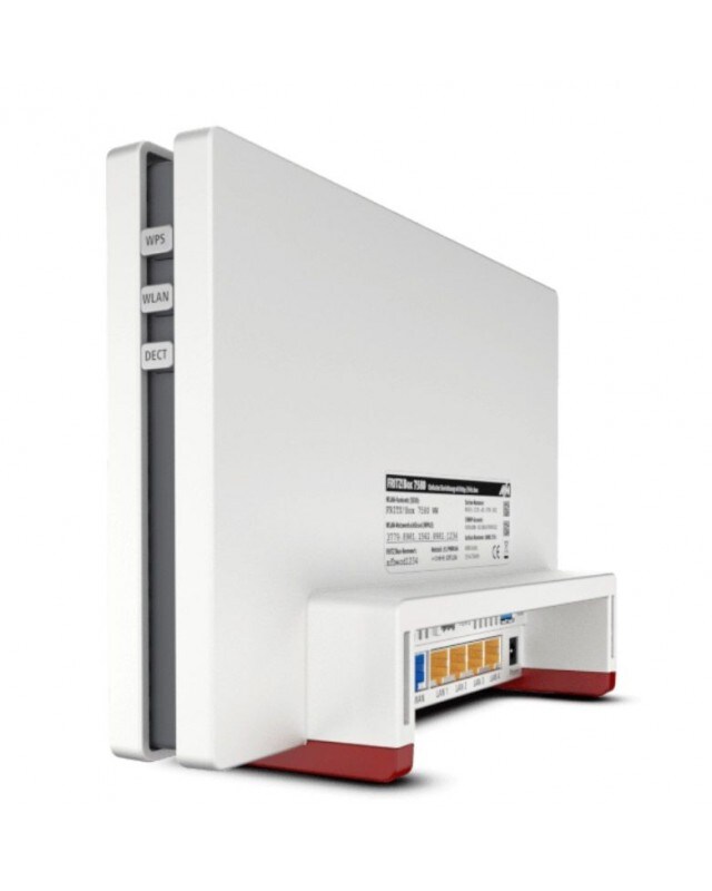 AVM FRITZ!Box 7580 4GE/AC2600/MoRoTe Router WLAN 1.733 Gbps 4-Port 128 Bit IPSec IPv6 VOIP VPN xDSL Intern Image