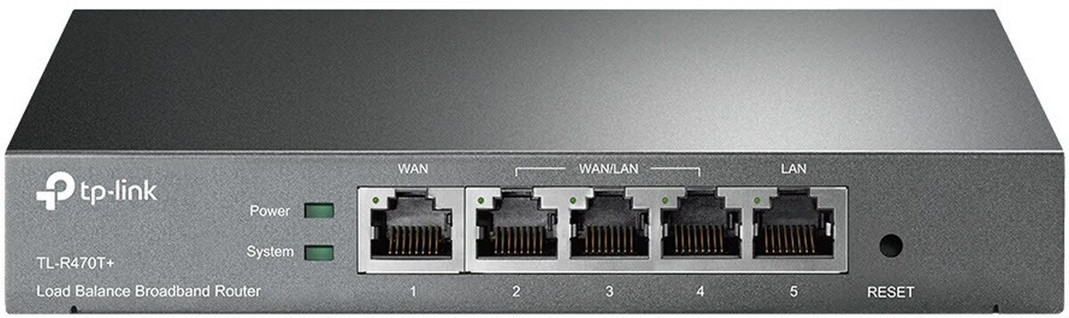 TP-Link TL-R470T+ 5-Port Multi-WAN Loadbalance Breitbandrouter Image