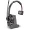 Poly Plantronics Savi 8200 Series W8210 Headset On-Ear DECT 6.0 / Bluetooth kabellos aktive Rauschunterdrückung
