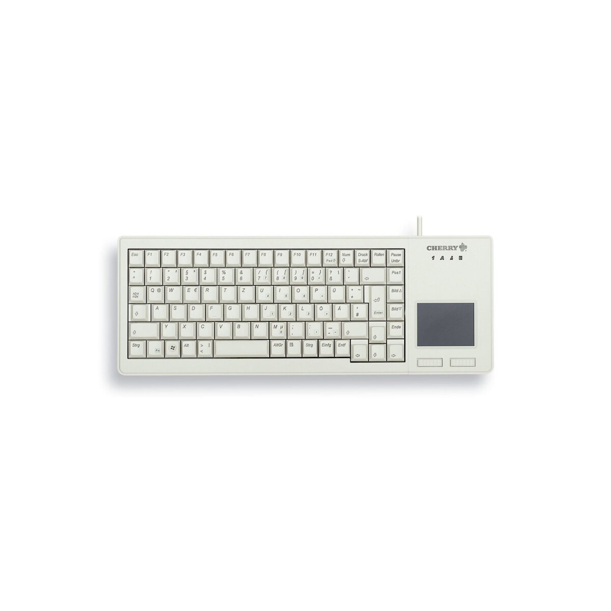 CHERRY G84-5500 XS TOUCHPAD Tastatur hellgrau Image