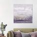 East Urban Home Amethyst Glitter I by Jennifer Goldberger - Painting Print Canvas in Gray | 37 H in | Wayfair 53EFC4366F9244778A0240F7DF3630E5