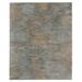 White 24 x 1 in Area Rug - Tufenkian Nimbus Hand-Knotted Bamboo Slat/Seagrass Beige/Blue Area Rug | 24 W x 1 D in | Wayfair ABT.22/286.0203