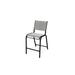 Telescope Casual Reliance Stacking Patio Dining Side Chair Sling in Black | 43 H x 21 W x 28 D in | Wayfair 8L8887401