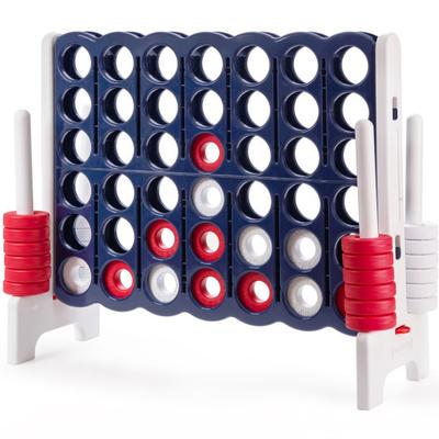 Costway Jumbo 4-to-Score 4 in A Row Giant Game Set-White