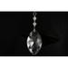 Decor N' Beyond Glass Crystal Eye Finial Ornament Crystal | 5 H x 3 W x 1.5 D in | Wayfair GB72-010 CLE+SIL