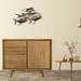 Chic Teak Recycled Teak Wood Retro Chest w/ 1 Door, 4 Drawers Wood in Brown | 35 H x 41 W x 18 D in | Wayfair CH0421D4DW