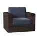 Woodard Montecito Swivel Patio Chair w/ Cushions Wicker/Rattan | 26 H x 41 W x 38 D in | Wayfair S511015-53N