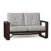 Woodard Vale Dual Rocking Loveseat w/ Cushions Sunbrella® Fabric Included in Gray | 37.25 H x 60.5 W x 34.5 D in | Outdoor Furniture | Wayfair