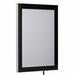 MT Displays LED Wall Mounted Magnetic Board Cork/Metal in Black | 37.6 W x 1.1 D in | Wayfair ULDM0B0024X2000