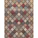 Brown/Gray 84 x 0.35 in Indoor Area Rug - Corrigan Studio® Vanhook Geometric Gray/Brown/Beige Area Rug Polyester/Wool | 84 W x 0.35 D in | Wayfair