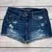 American Eagle Outfitters Shorts | American Eagle Outfitters Denim Shorts- Patches | Color: Blue/Black | Size: 4