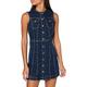 Pepe Jeans Women's Linea Casual Dress, Denim, L