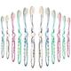 Nano-b Rainbow Pack of 12 Nano-b Antibacterial Toothbrush with Silver Impregnated Bristles