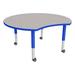 Sprogs Crescent Preschool Collaborative 46.5" x 43" Adjustable Height Novelty Activity Table w/ Casters Laminate/Metal | 23 H in | Wayfair