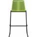 AllModern Huron Patio Bar Stool in Green | 42 H x 24 W x 24 D in | Wayfair D73D47AB250C4091BB4793C12574D352