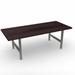 Urban Wood Goods Braddy Fir Dining Table Wood/Metal in Brown | 30 H x 108 W x 42 D in | Wayfair F-SS-DT-1-108-42-30-W