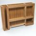 Madison Bay Trading Company Teak Wall Mount Dish/Cup/Paper Towel Rack | 16 H x 22.25 W x 4.125 D in | Wayfair 62402