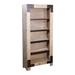 Lily's Living Reclaimed Wood 5-Tier Display Shandong Shelf Iron Corner w/ Weathered White Wash Finish, 85 Inch Tall Wood in Brown/Gray/Green | Wayfair