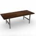 Urban Wood Goods Braddy Fir Dining Table Wood/Metal in Brown | 30 H x 108 W x 42 D in | Wayfair F-SS-DT-1-108-42-30-T