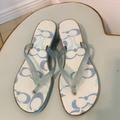 Coach Shoes | Coach Summer Sandals Flip Flop Shoes Sz8,5 | Color: Blue | Size: 8.5