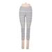 Calvin Klein Performance Active Pants - Mid/Reg Rise Skinny Leg Cropped: Gray Activewear - Women's Size Small