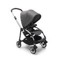 Bugaboo Bee 6, Our Greatest City Pushchair, Small Size and Compact Design, Lightweight, One-Hand Fold, Aluminium Chassis & Grey Mélange Sun Canopy