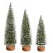 Vickerman 660546 - 12"-14"-16" Frosted Green Oval Tree 3Set (LS191291) Christmas Decorative Tree