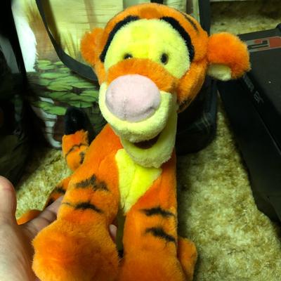 Disney Toys | Authentic Tigger Plush Toy From Disney World! | Color: Black/Orange | Size: One Size