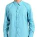 Burberry Shirts | Burberry Men's "Cambridge" Aqua Long Sleeve Shirt | Color: Blue | Size: Xl