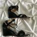 Coach Shoes | Coach Coretta Criss Cross Wedge | Color: Black | Size: 7