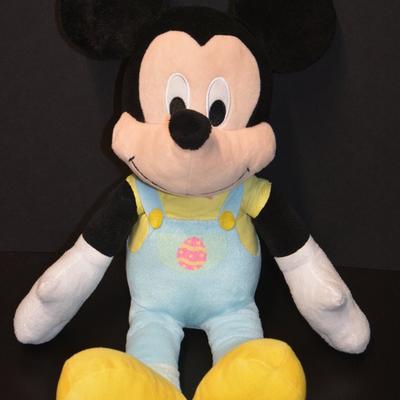 Disney Toys | Disney 19" Mickey Mouse Doll Plush Lovey Soft Toy | Color: Blue/Yellow | Size: Osb