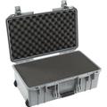 Pelican 1535AirWF Wheeled Carry-On Hard Case with Foam Insert (Silver) 015350-0002-180