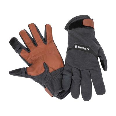 Simms Men's Lightweight Wool Flex Gloves, Carbon S...