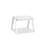 Rio Indoor/Outdoor Side Table Aluminium Powdercoating Finish Matte White Pt10235 - Whiteline Modern Living ST1593-WHT
