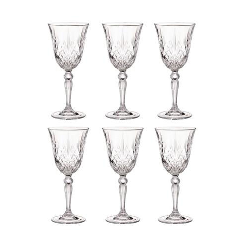 BUTLERS – CRYSTAL CLUB 6x Rotweingläser aus Kristallglas 270ml Gläser