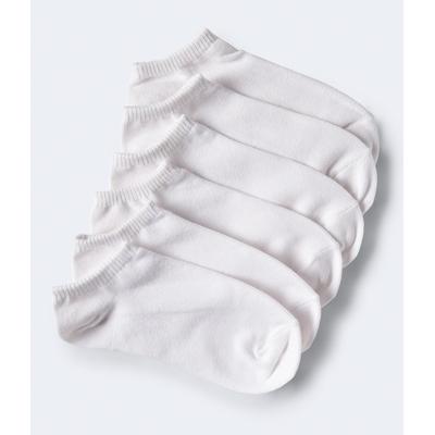 Aeropostale Womens' Solid Ankle Sock 3-Pack - White - Size One Size - Cotton