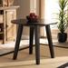 Baxton Studio Ela Modern Dark Brown Finished 35-Inch-Wide Round Wood Dining Table - Wholesale Interiors RH7230T-Dark Brown-35-IN-DT