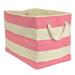 Breakwater Bay Haines Fabric Cube or Bin Fabric in Pink | 12 H x 12 W x 17 D in | Wayfair 74875B5540B740D4A9E2EFA3F4230916