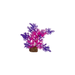 Purple And Pink Plant Fluorescent Under Blue LED Light Aquarium Decor, Small