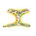 The Psychedelic Flowers Adjustable Mesh Dog Harness, X-Small, Multi-Color