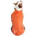 Orange Blizzard Full-Bodied Adjustable and 3M Reflective Dog Jacket, Medium
