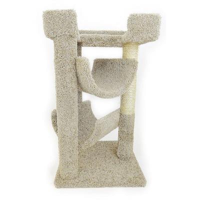 New Cat Condos 3 Level Premier Cat Scratch & Lounge, Tan