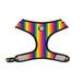 The Pride Flag Adjustable Mesh Dog Harness, Medium, Multi-Color